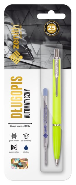 Długopis automatyczny Zenith 7 Fluo + wkład - blister, 4570430