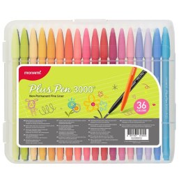 Cienkopis Plus Pen 3000 zestaw 36 kolorów MONAMI, 20400035170