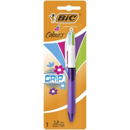 Długopis BIC 4 Colours Grip mix FUN Blister 1szt, 8922912