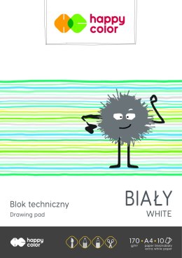 Blok techniczny biały 170g A4 HAPPY COLOR 3550 2030-0