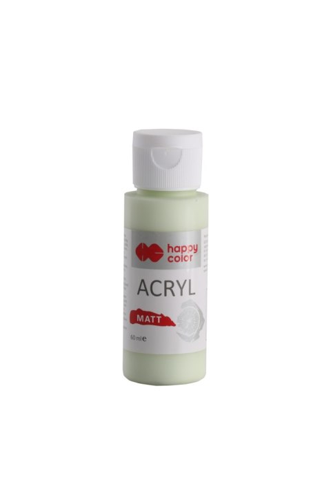Farba akrylowa Matt, 60 ml, zieleń ogrodu, HAPPY COLOR HA 7375 0060-154