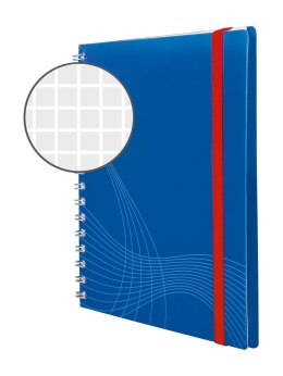 Kołonotatnik Notizio 7033 A5 kratka 90 kartek oprawa - tworzywo sztuczne, niebieski, Notizio by Avery Zweckform