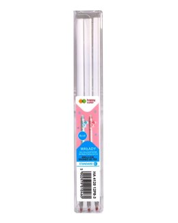 Wkład do długopisu wymazywalnego PastelBears 0,5mm niebieski 3 szt. w etui HAPPY COLOR HA4120 12PB-3