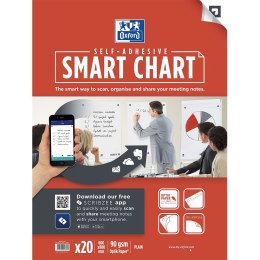 Blok do flipcharta OXFORD smart chart samoprzylepny 600x800 20k 90g gładki 400096276