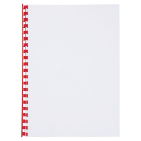 Grzbiety do bindowania plastikowe GBC Combs, A4, 12 mm, czerwone , 100 szt. 4028217
