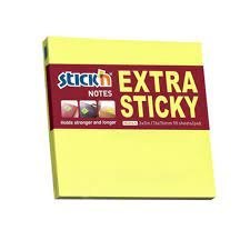Notes samop. EXTRA STICKY 76x76 żółty neon 90 kart. 21670 MAPED