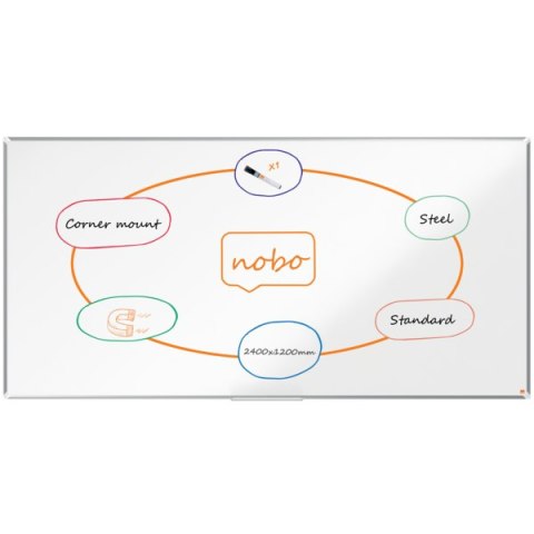 Tablica stalowa Nobo Premium Plus 2400x1200mm 1915163