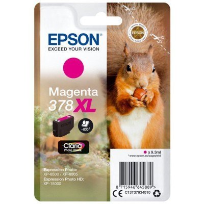 Tusz Epson 378XL (C13T37934010) purpurowy 9,3ml