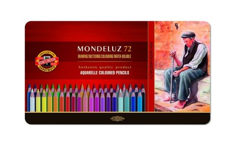 Kredki akwarelowe MONDELUZ 72k met.3727