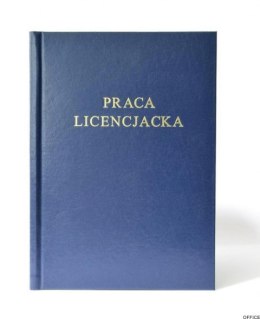 Okł.kanał.A PRACA Magisterska granatowe (złoto) (10) PRESTIGE ARGO 437026