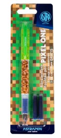 Pióro młodzieżowe Pixel One - blister 1 sztuka + 3 naboje ASTRA, 203120012