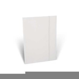 Teczka biurowa z gumką,biała A4 - 350g/m2 *6622 ST.MAJEWSKI