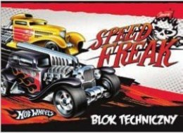 Blok tech.A4 10k HOT WHEELS MATTEL