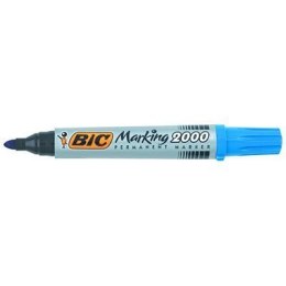Marker permanentny BIC 2000 Ecolutions niebieski okrągła końcówka, 8209143