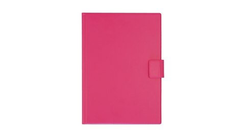 Notes A5 na rzep pink 1-KNO-05-03 BIURFOL