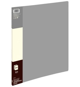 Teczka ofertowa 9001A, szary, 10 koszulek GRAND 120-1818
