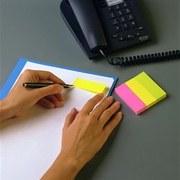 Zakładki indeksujące POST-IT (671/3), papier, 26x76mm, 3x100 kart., mix kolorów