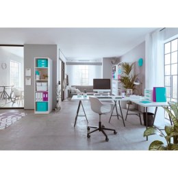 Zszywacz + dziurkacz metalowy Leitz Mini WOW, fioletowy, 10 lat gwarancji, 10 kartek 55612062