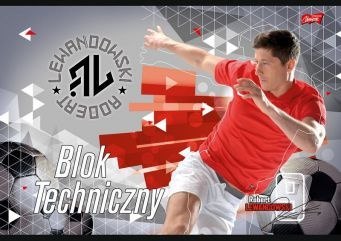 Blok techniczny A4 ROBERT LEWANDOWSKI 10k UNIPAP *2366