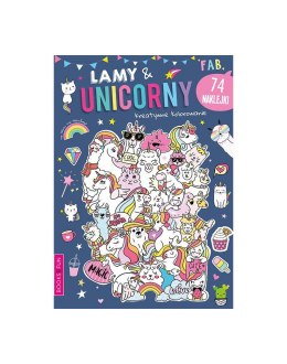 Kreatywne kolorowanie Lamy and Unicorny B&F