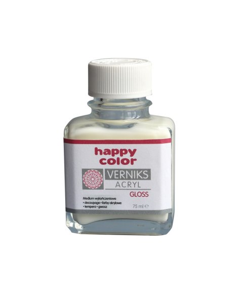 Lakier-klej WERNIKS akry GLOSS 75ml przezrocz HA 7380 0075-GL HAPPY COLLOR