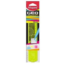 Linijka GEOCUSTOM 15cm MAPED 254015