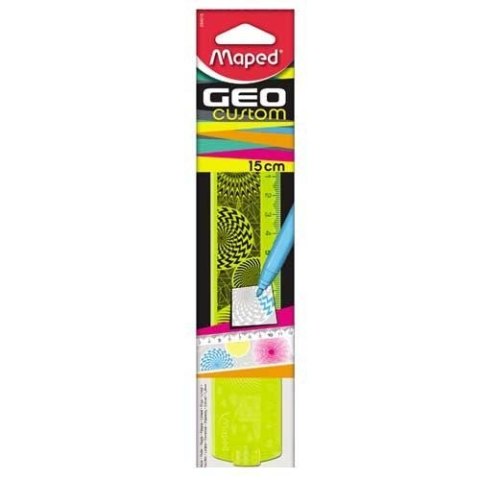 Linijka GEOCUSTOM 15cm MAPED 254015