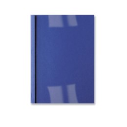 Okładki do bindowania termicznego GBC LeatherGrain, A4, 4 mm, niebieskie , 100 szt., IB451027