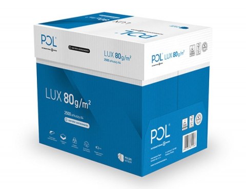 Papier xero A4 POLLUX 80g klasa białości B 161