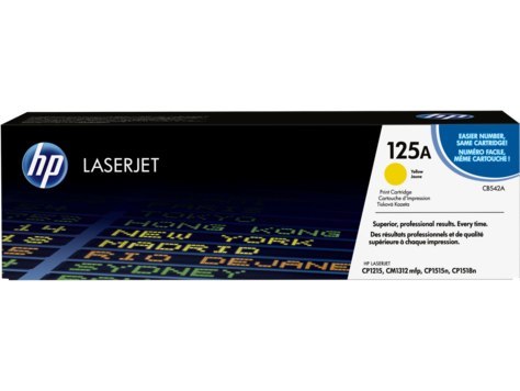 Toner HP 125A (CB542A) żółty 1400str LaserJet CP1215