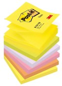 Bloczki 3M POST-IT Z-Notes 76x76mm neonowe 6x100k R330-NR FT510089939