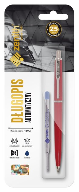Długopis automatyczny Zenith 5 + wkład - blister, 4550200