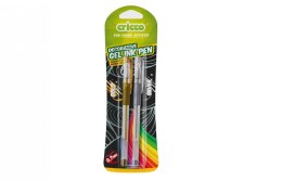 Długopis żel.CRICCO DECO mix.kol. 0,7mm (2) CR012/MIX