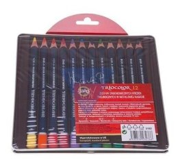 Kredki TRIOCOLOR 3164 24 kolorów opakowanie metalowe 3164 Koh i Noor