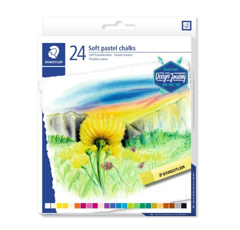 Kredki suche pastele KARAT, 24kolory opak.karton S 2430 C24 Staedtler