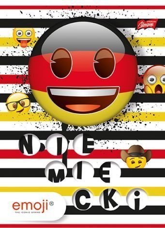 Zeszyt A5 60k. krata język niemiecki EMOJI 2373 ST.MAJEWSKI 2018