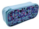Piórnik saszetka z 1 zamkiem i klapką wewnętrzną, prostokątny JUST 2 HAPPY COLOR 2213 4610-JU2