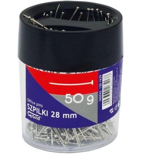 Szpilki 50g, magnetyczne opakowanie GRAND 110-1639