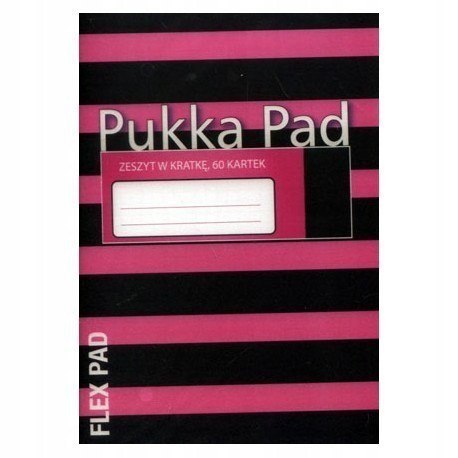 Zeszyt A5 kratka 60kartek 80g PUKKA PAD 8223-NVY (PINK)