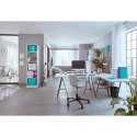 Zszywacz + dziurkacz metalowy Leitz Mini WOW, turkusowy, 10 lat gwarancji, 10 kartek 55612051
