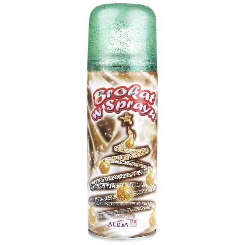 Brokat w sprayu 250ml zielony GS-150ZI ALIGA (X)