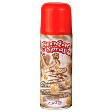 Brokat w sprayu GS-150CZ 250ml czerwony ALIGA (X)