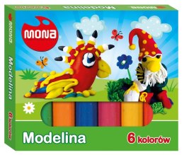 Modelina MONA 6 kolorów 0050 ST.MAJEWSKI