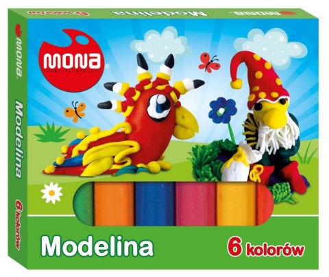 Modelina MONA 6 kolorów 0050 ST.MAJEWSKI