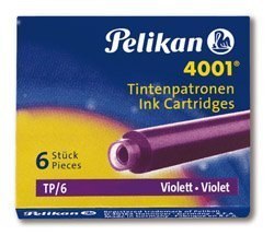 Naboje PELIKAN któtkie TP/6 fiolet 301697