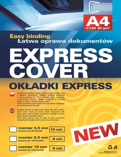 Okładka EXPRESS 9.5 czarny(8) ARGO 414952 (X)