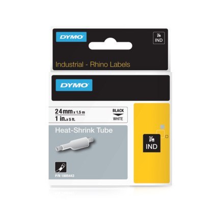 RHINO taśma/rurka termokurczliwa biała 24mm 1805443 DYMO