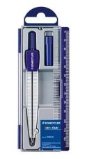 Cyrkiel szkolny z etui na grafity, Staedtler S 550 50