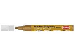 Marker akrylowy, fibrowa końcówka ścięta 2-5mm, złoty TO-400 Toma (X)