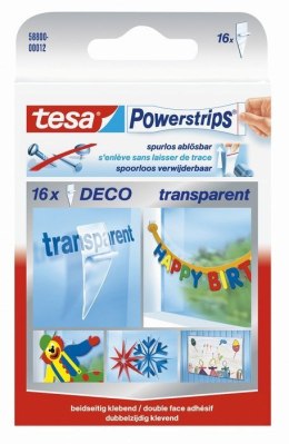 Plastry samoprzylepne TESA Powerstripsdeco Kpl.16szt. 58800-00016-00 TS